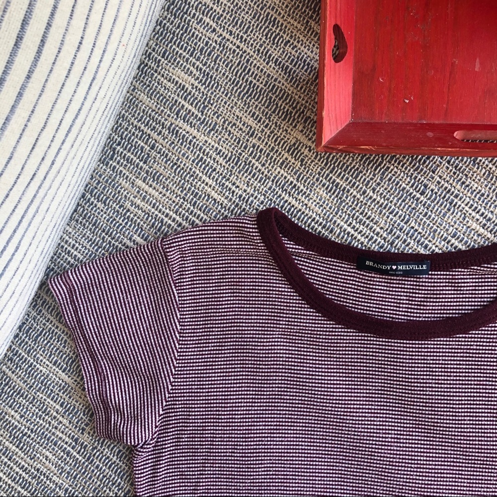 *SOLD* Brandy Melville Striped T Shirt